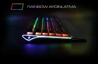 GameBooster G908 Bolt Rainbow Aydınlatmalı Red Switch Mekanik Bileklikli Oyun Klavyesi